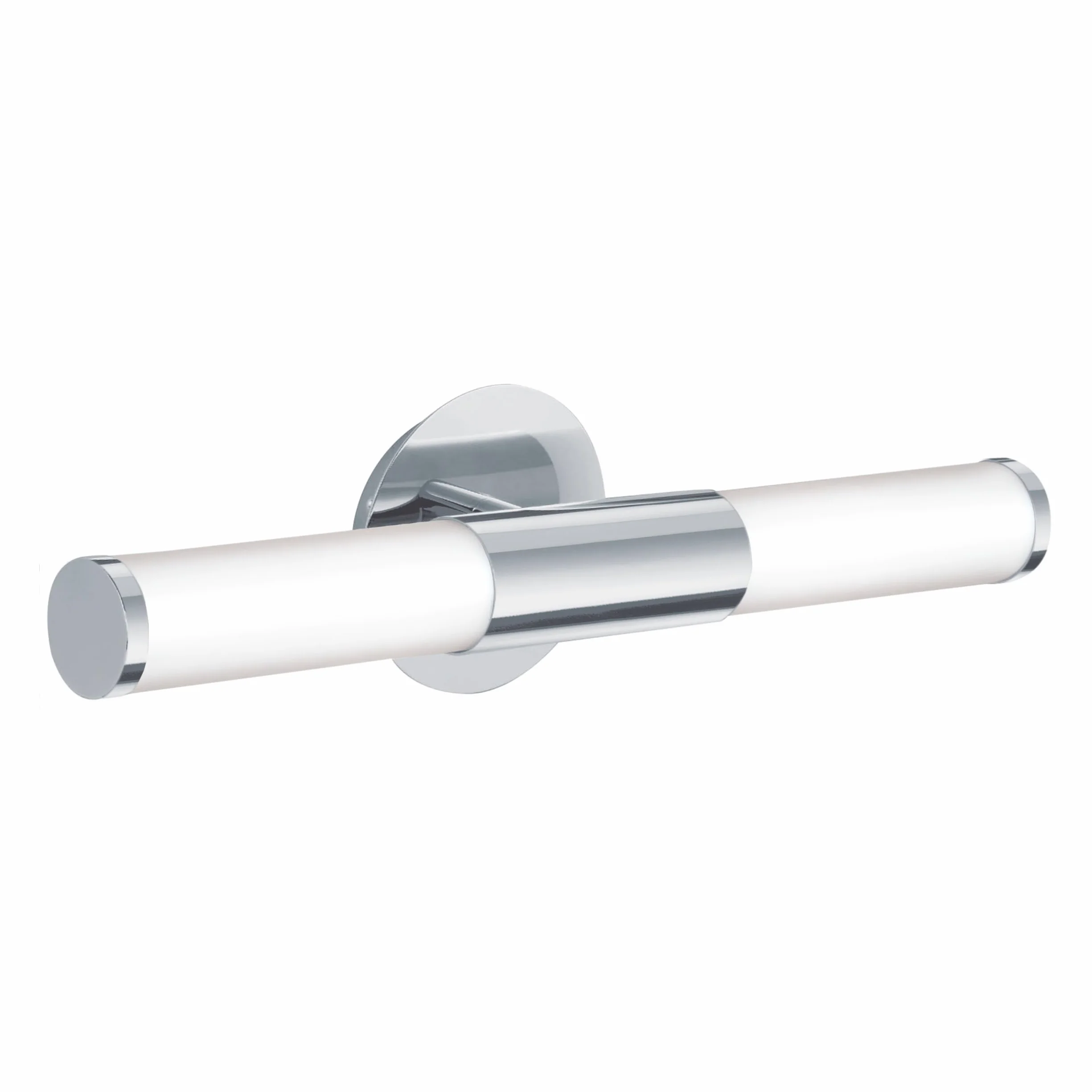 Eglo Applique Murale Palmera Acier 2x E14 Max 40W IP44 Chromé 46 cm Salle de Bains