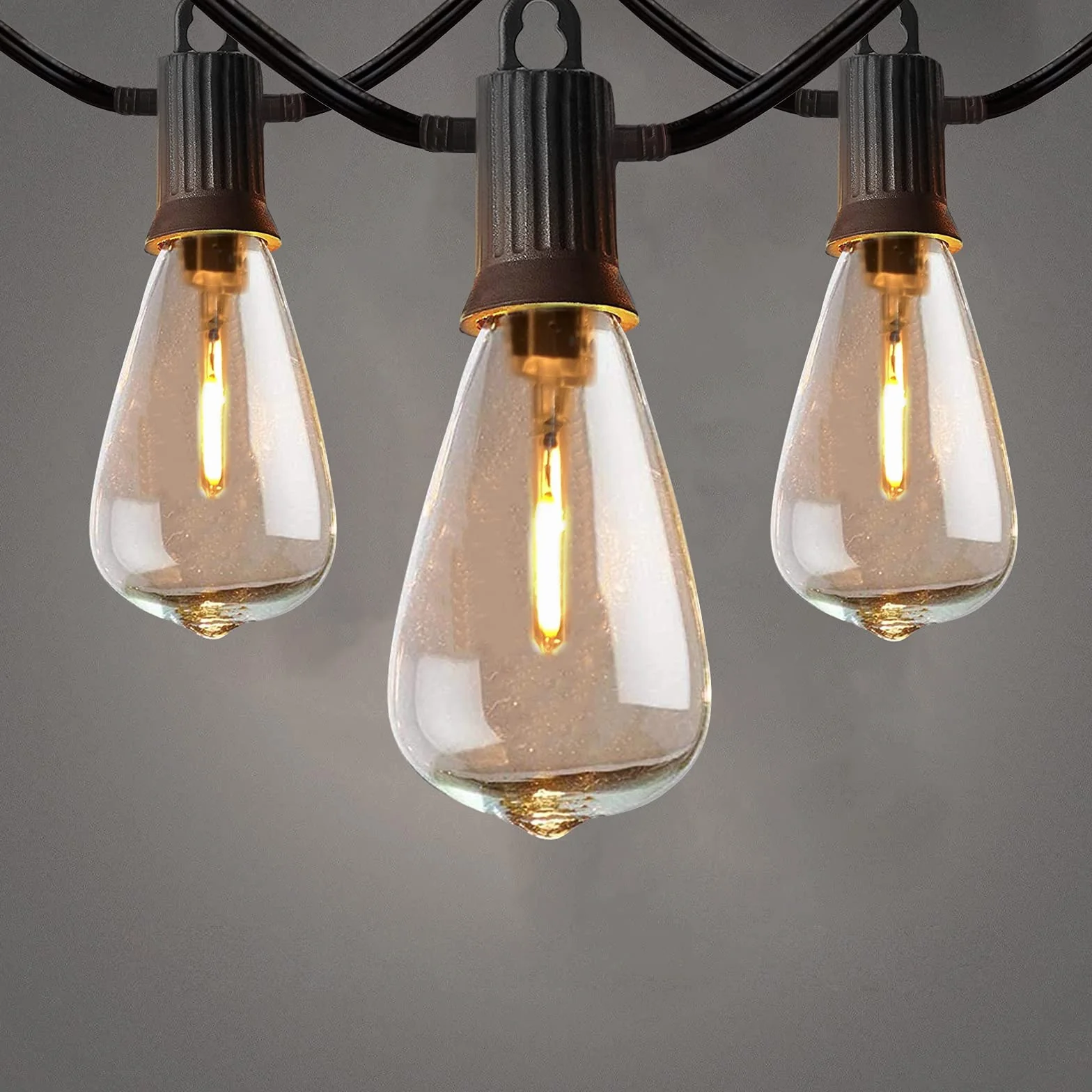 Guirlande Lumineuse ST38 30 Mètres 40+2 LED IP65 Étanche 2700K Blanc Chaud
