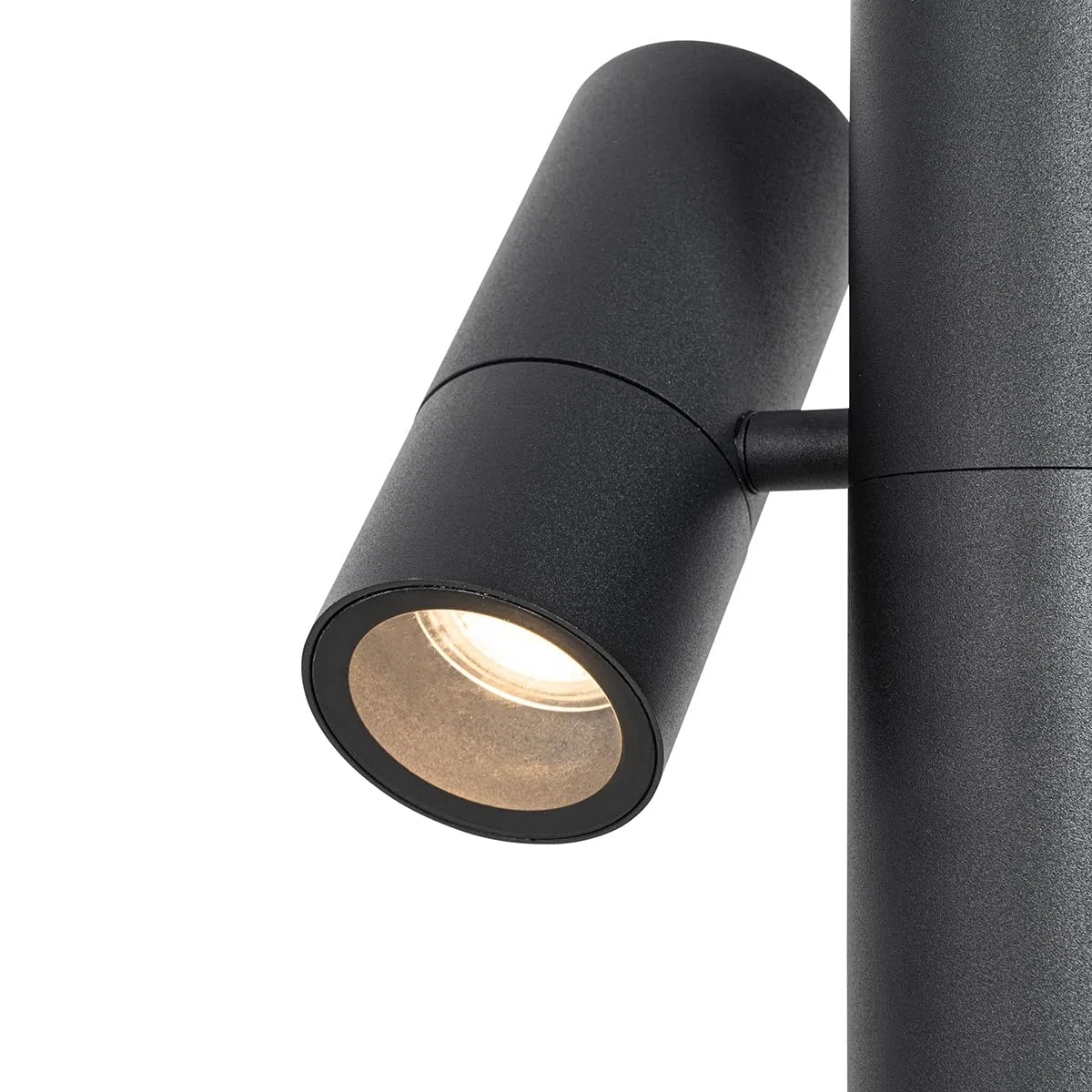 Lampe sur pied extérieur 2 lumière L 25 cm Noir Moderne Qazqa duo