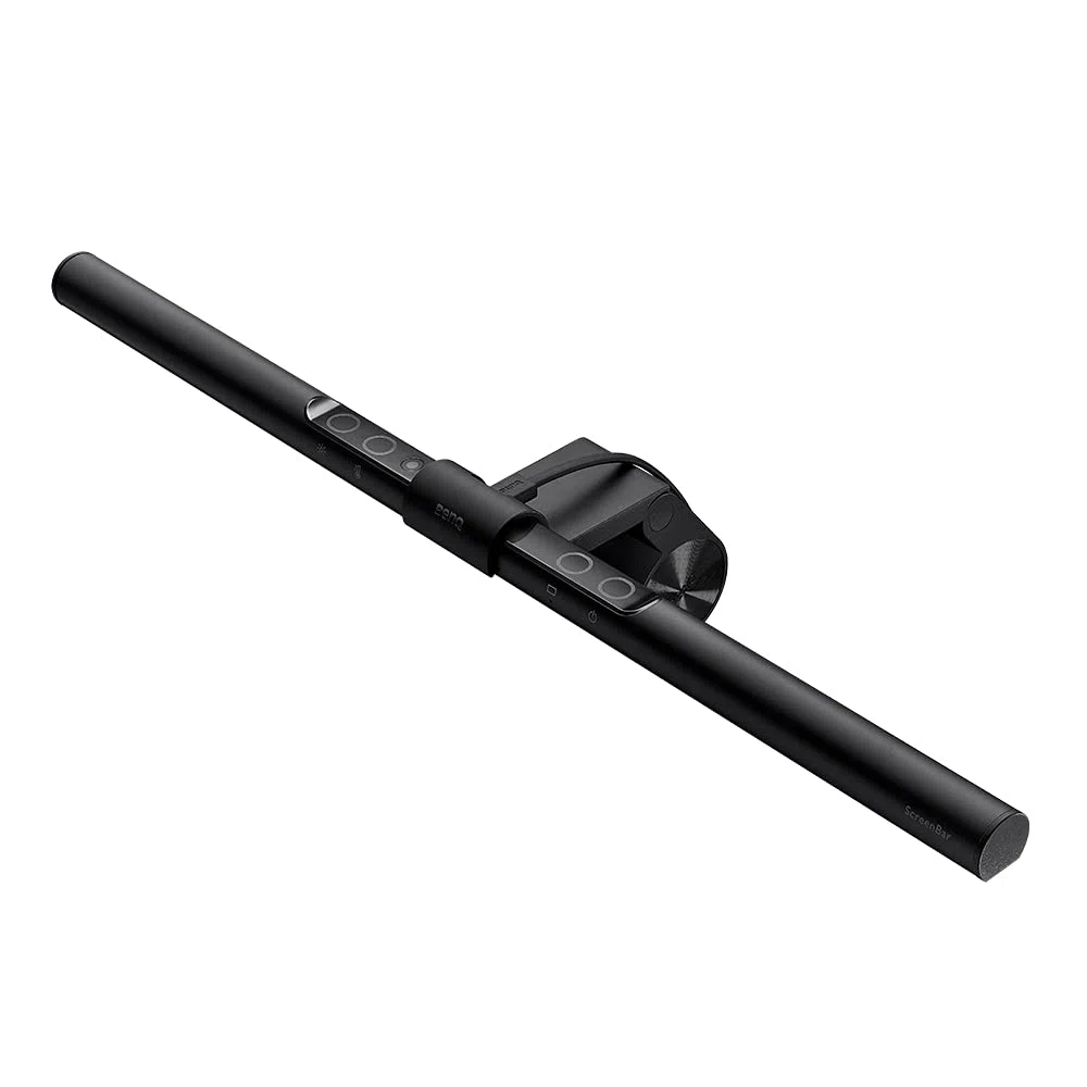 BenQ ScreenBar Light Bar, lampe de bureau LED pour écran PC, USB, éclairage intelligent, protection des yeux, Noir