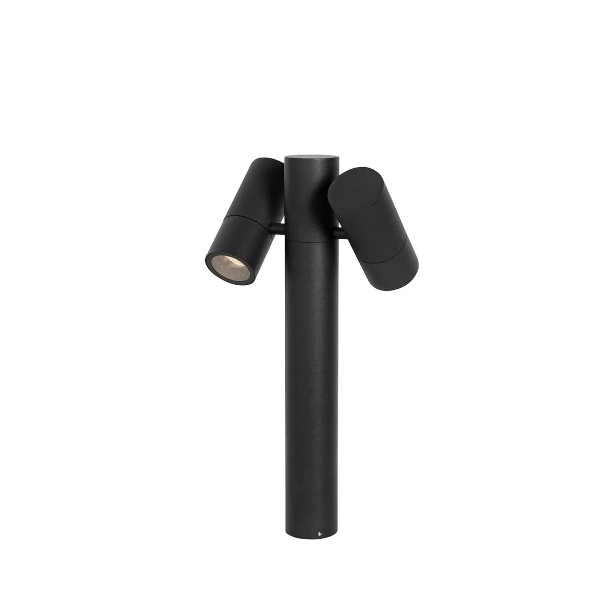 Lampe sur pied extérieur 2 lumière L 25 cm Noir Moderne Qazqa duo