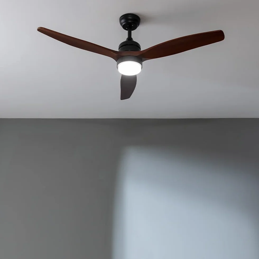 Cecotec Ventilateur De Plafond Avec Lumière EnergySilence Aero 5275 40W 132cm 3 Pales LED 18W Télécommande Minuterie Mode Été/Hiver