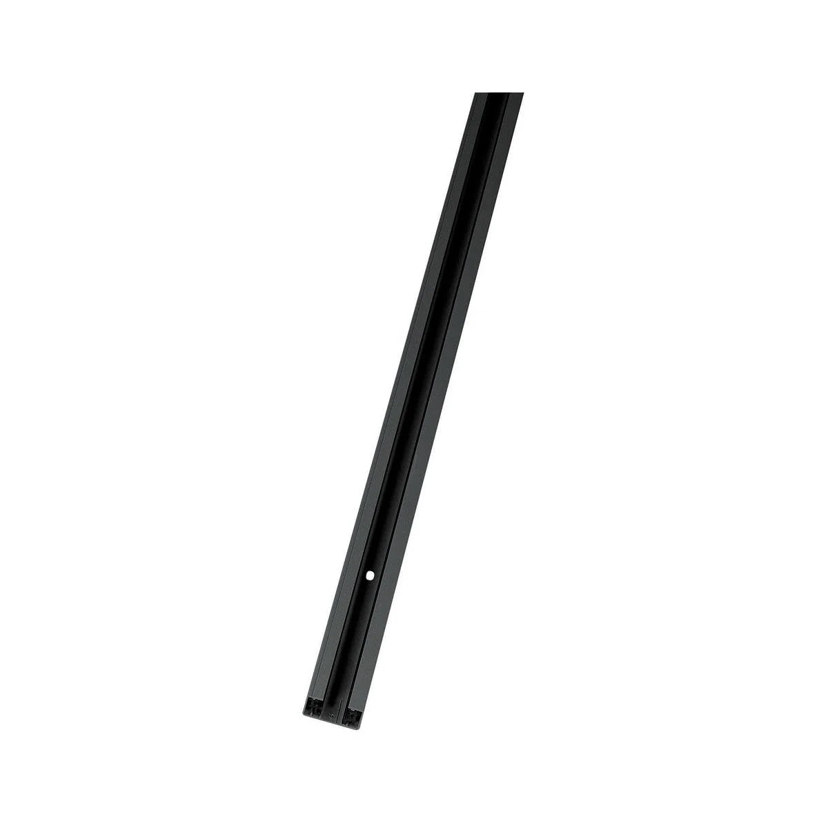 SLV rail haute tension monophasé 1 m, noir mat, aluminium, IP20, rail électrique pour plafond et mur