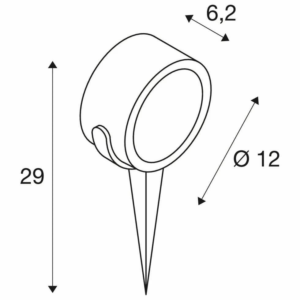 SLV 231525 Sitra 360 Spike, Anthrazit