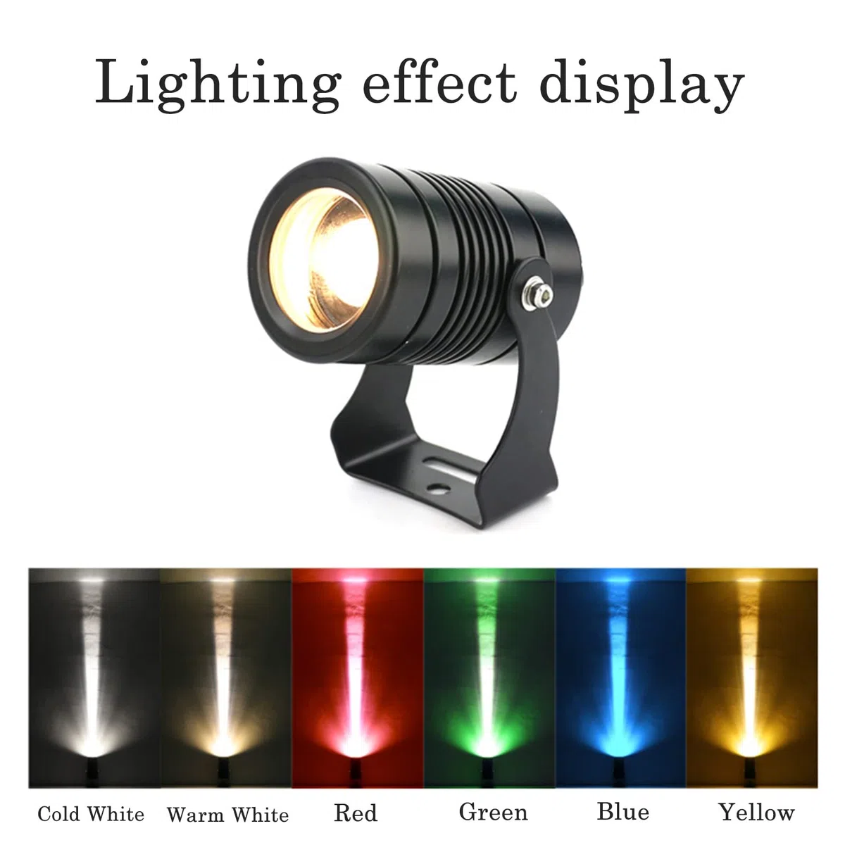 Projecteur À Faisceau LED Lumières Extérieures Spot À Faisceau Étroit Éclairage À Distance Pour Bâtiments