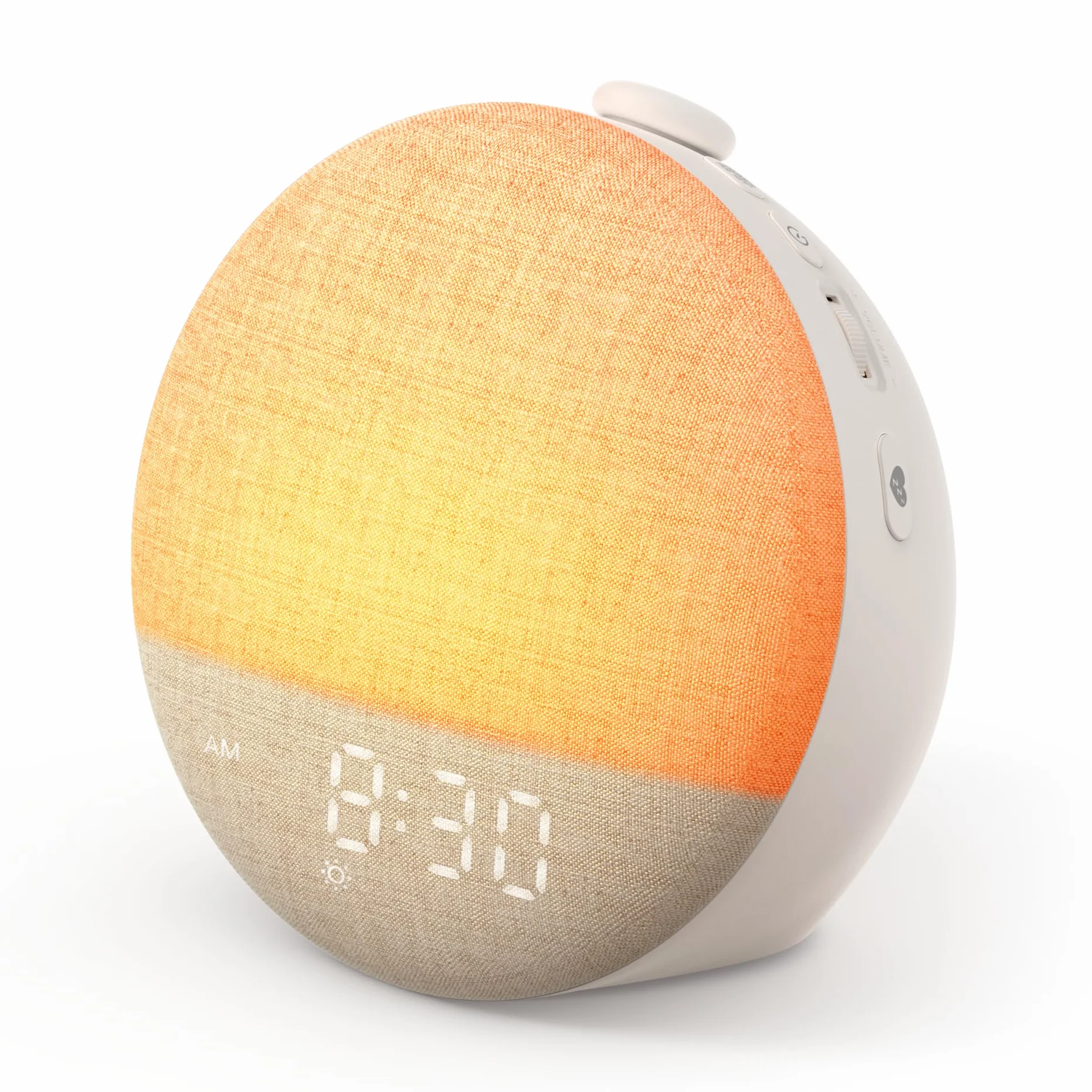 Dreamegg Réveil Simulateur d'Aube, Machine à Bruit Blanc 29 Sons, Veilleuse Réglable 10 Couleurs, Minuterie 5-180 min