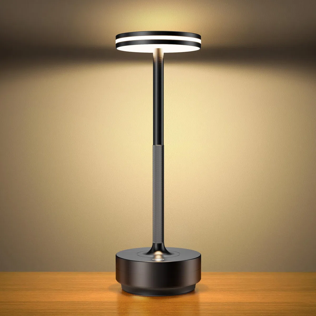 Hapfish lampe de table LED tactile sans fil 5000mAh batterie rechargeable 3 températures de couleur IP54