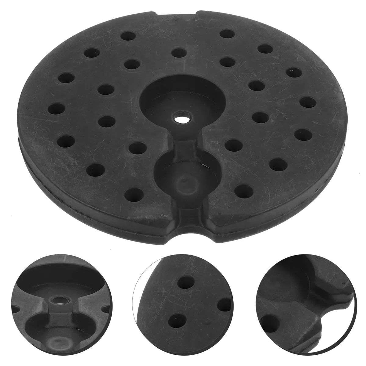 ABOOFAN Base De Lampadaire Lestée Poids Du Pied De Lampe Pour Lampadaire Base De Lampe De Bureau 9.17 X 9.17 X 0.87 Po 1 X Poids De Pour Salon Et Bureau