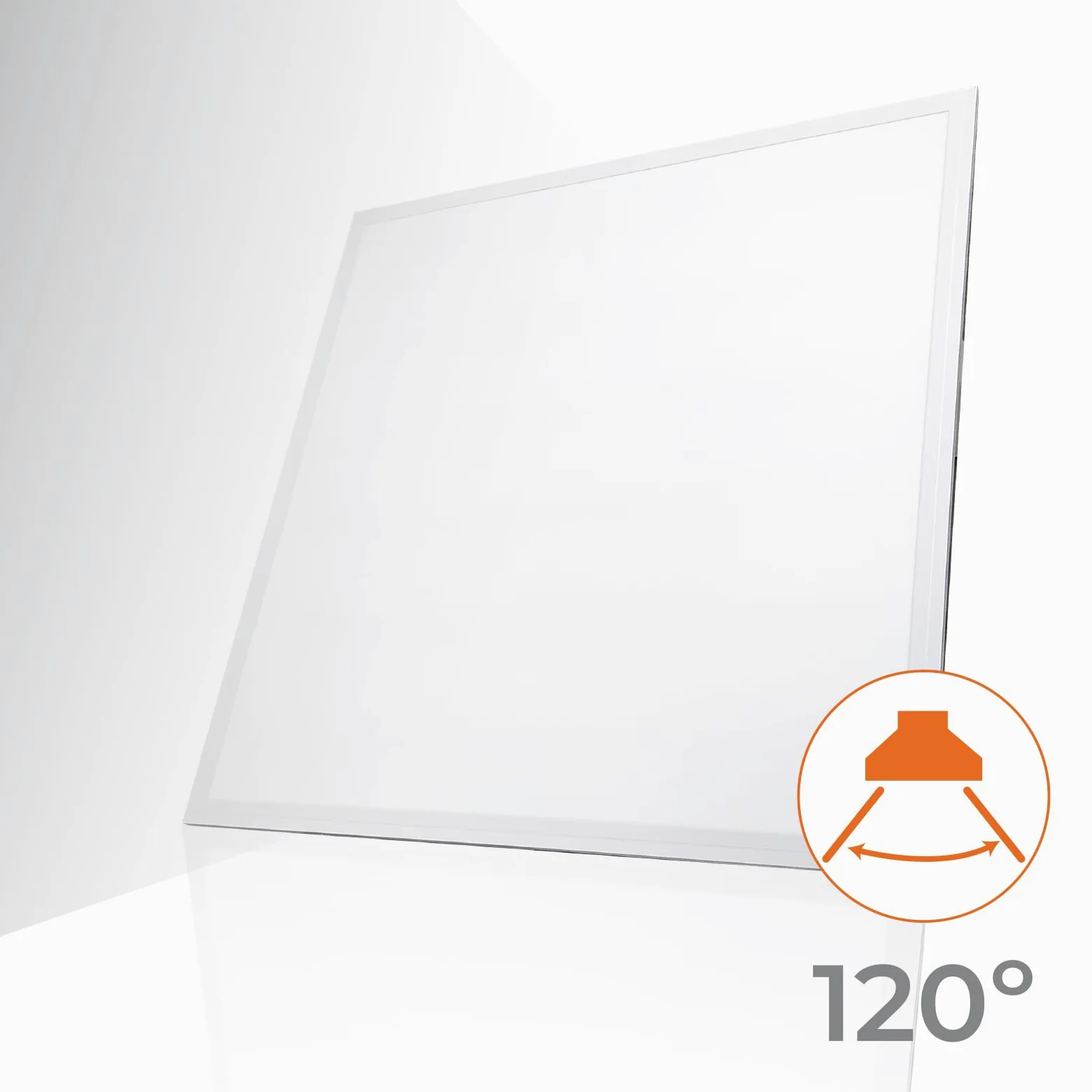 ATOMANT Lot de 4 Panneau LED 60x60cm 48W CCT 5000 Lumens
