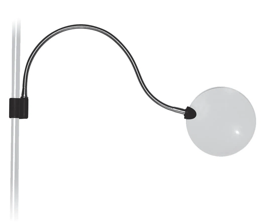 Daylight Bras grossissant Slimline 1,75X pour lampes - Bras col de cygne robuste et flexible pour travaux manuels, lecture, couture