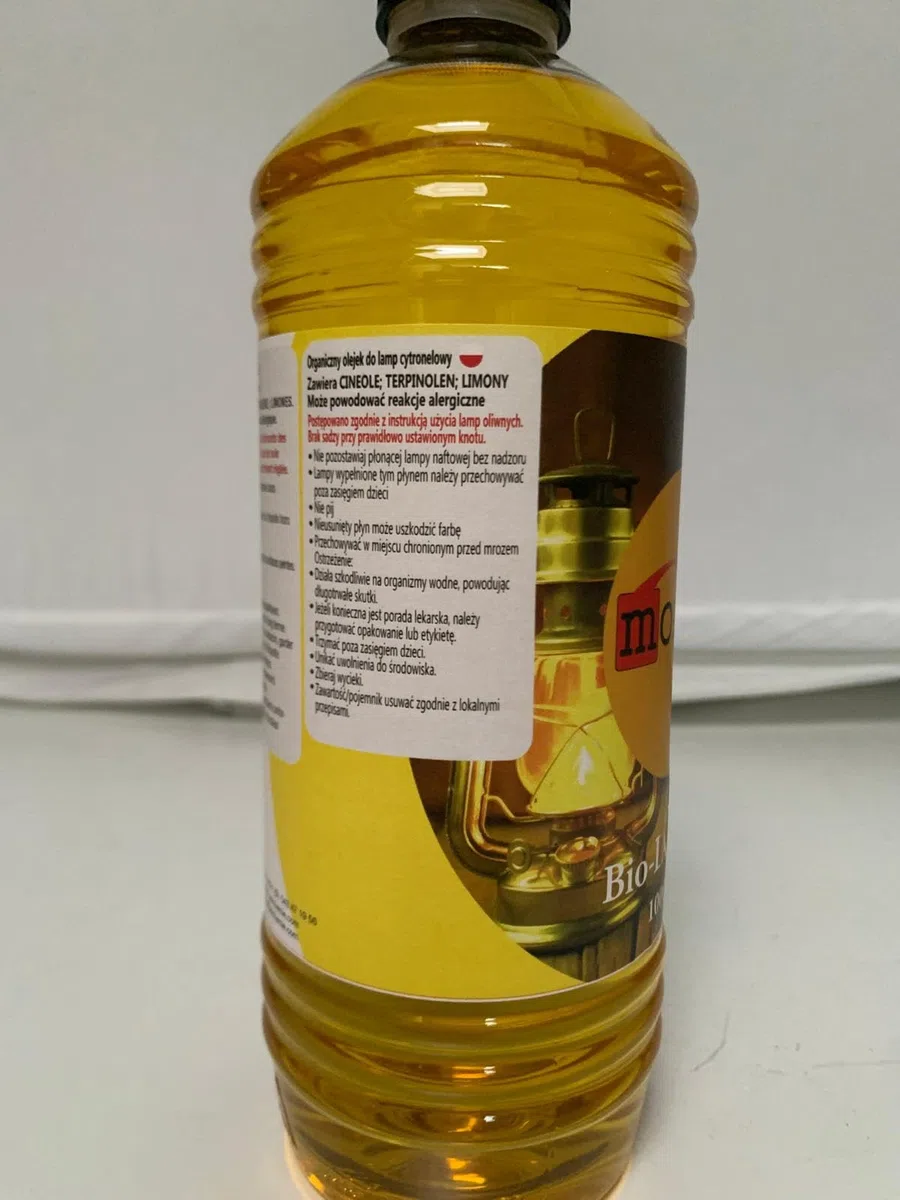 Moritz Lot de 4 flacons d'huile bio pour lampe à la citronnelle 1000 ml
