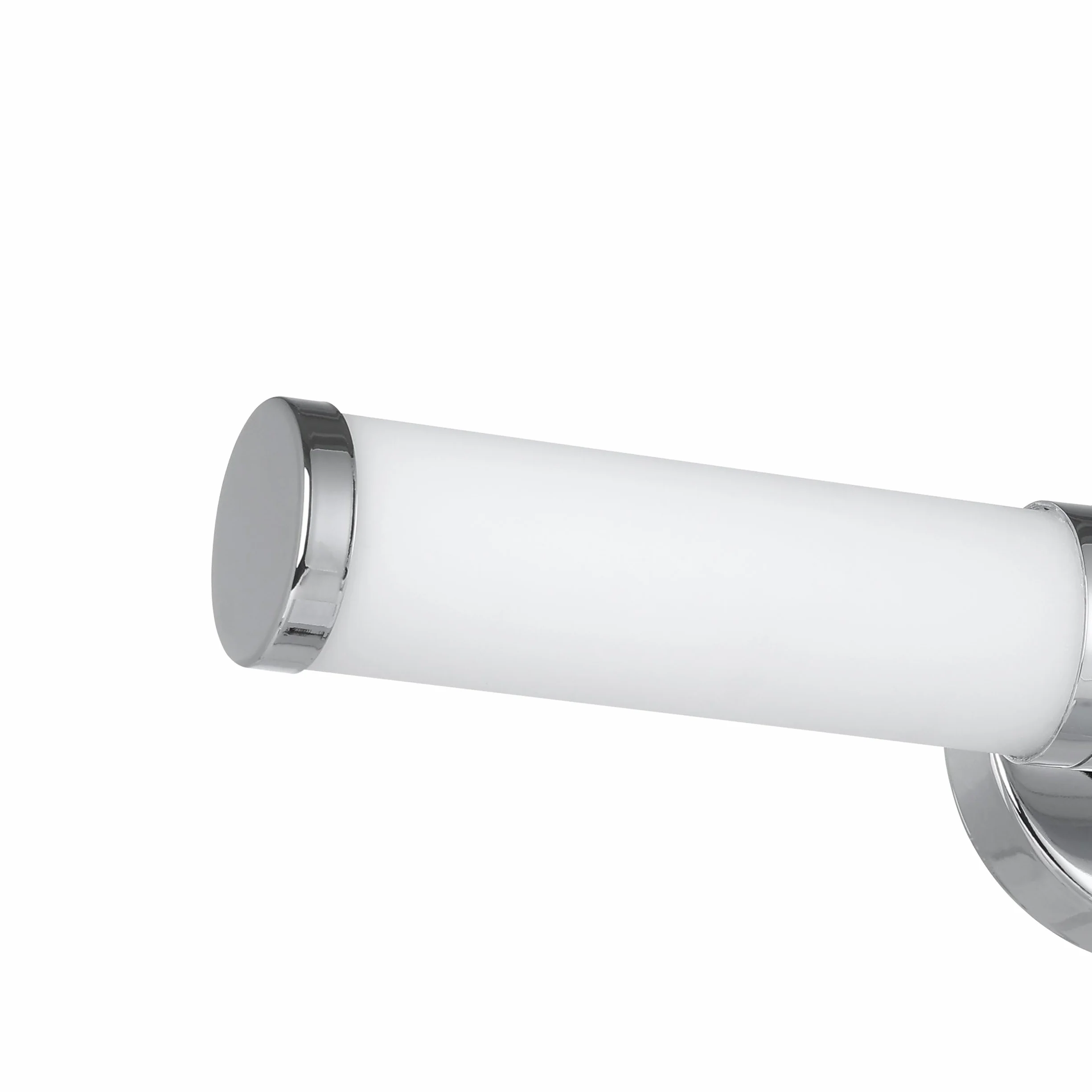 Eglo Applique Murale Palmera Acier 2x E14 Max 40W IP44 Chromé 46 cm Salle de Bains