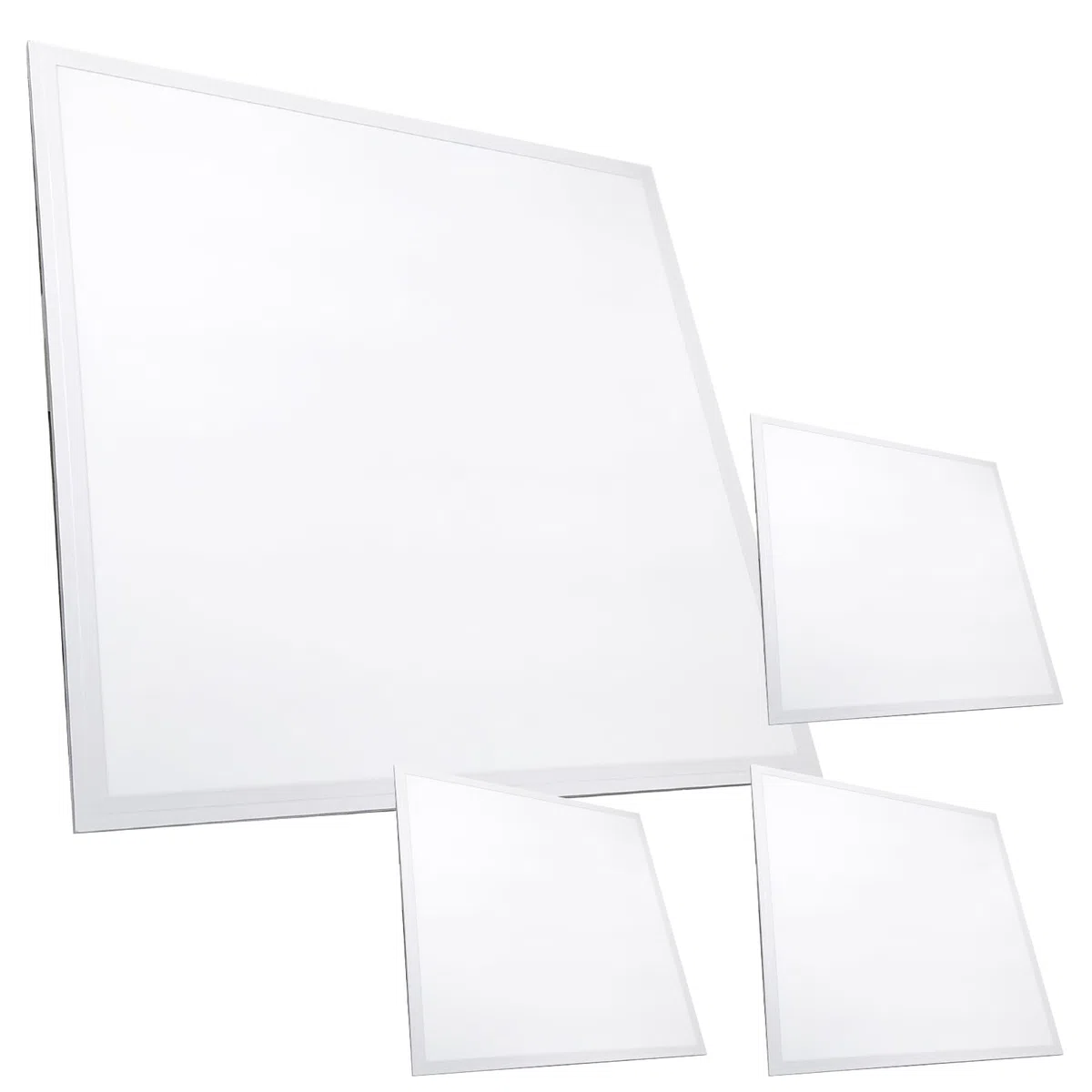 ATOMANT Lot de 4 Panneau LED 60x60cm 48W CCT 5000 Lumens