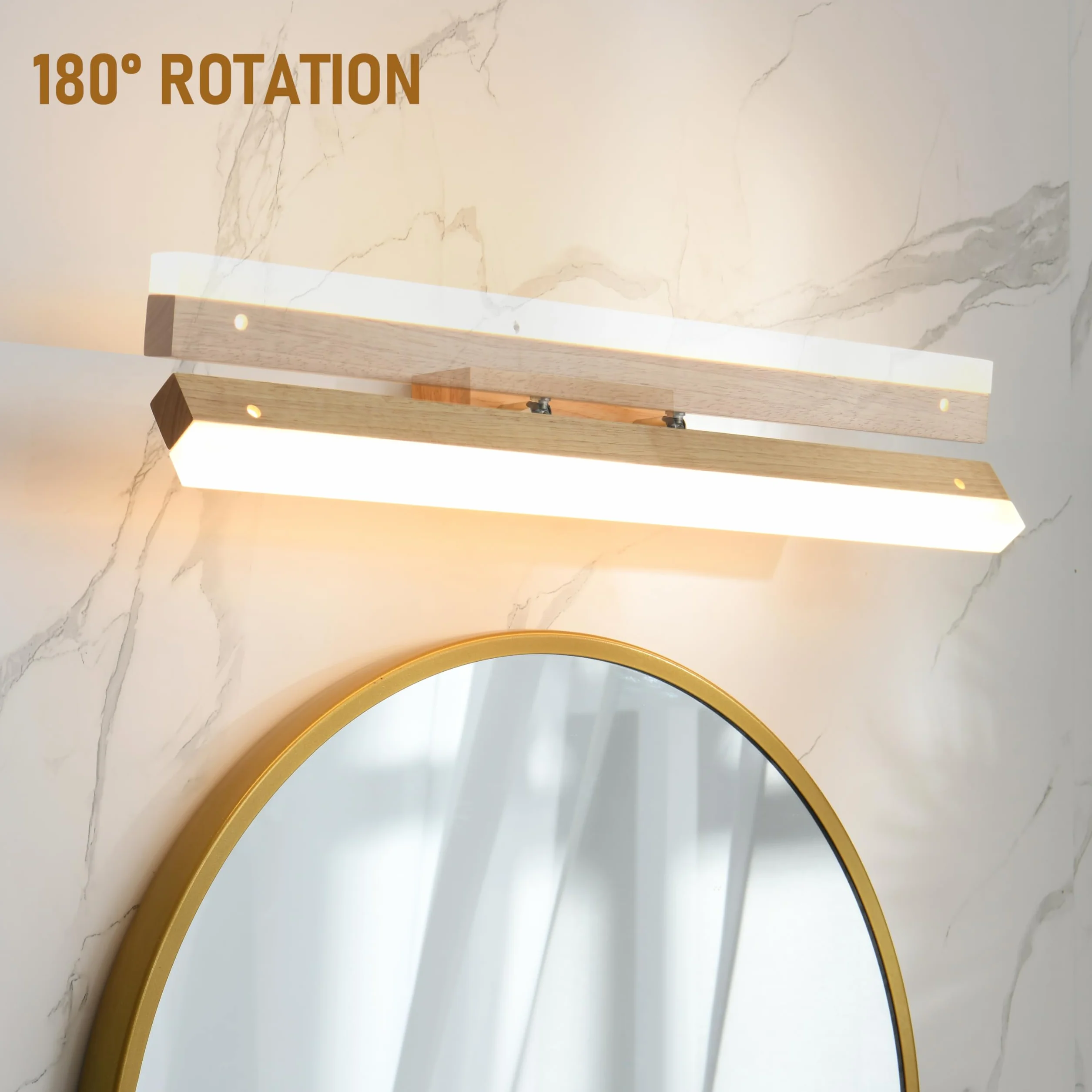 Lampe Miroir Salle de Bain Applique Murale LED
