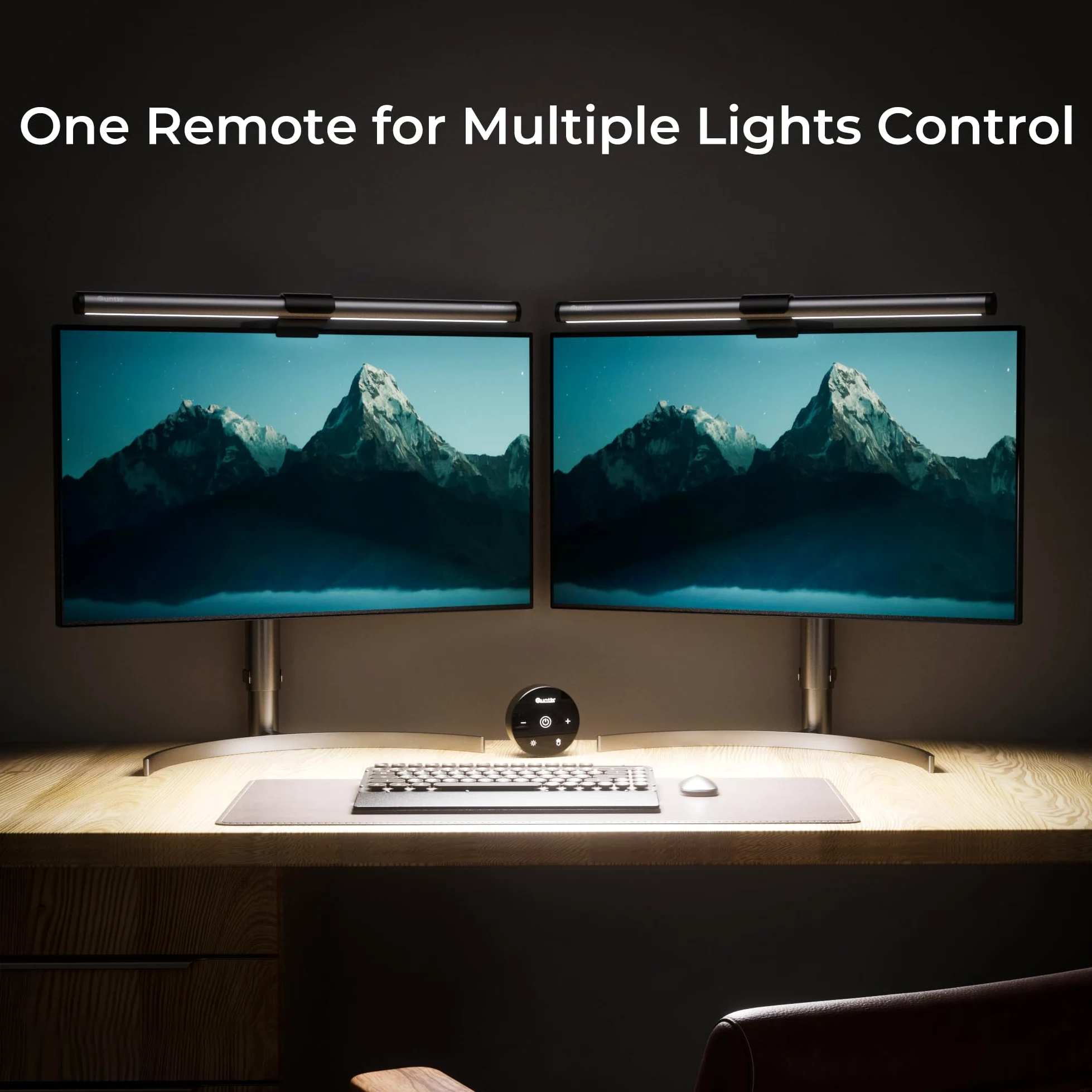 Quntis Lampe Écran PC 40cm Télécommande 76 LEDs Monitor Light Bar Anti-Lumière Bleue