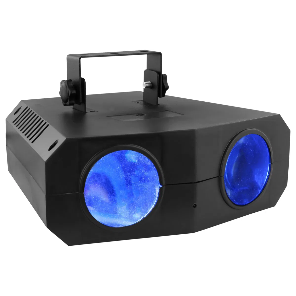 Jeu de lumière BOOMTONEDJ Double Moon,114 LEDs de 5mm RGBWA (24 rouges, 18 vertes, 36 bleues, 18 blanches, 18 ambres), Plug&Play facile à utiliser, programmes automatiques de qualité, télécommande...