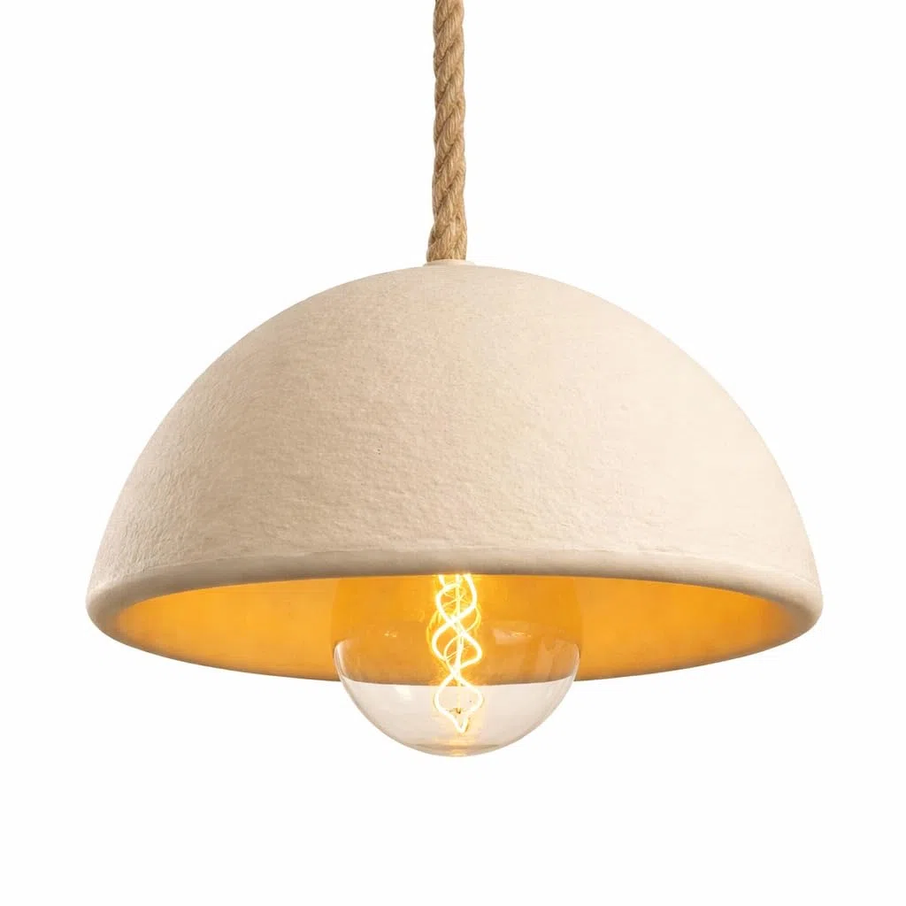 newgarden LUNA Lampe suspendue sans fil rechargeable LED portable aimantée avec télécommande, lumière réglable, pour intérieur et extérieur (Beige)