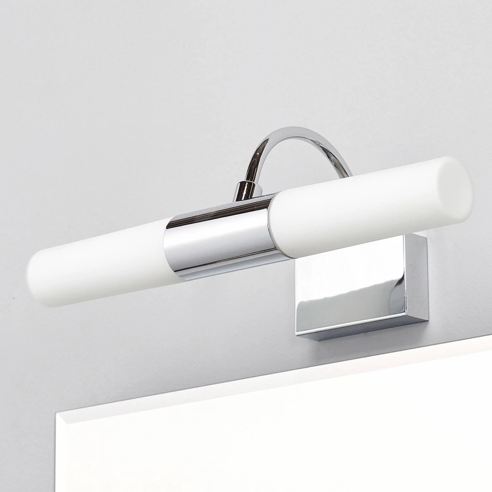 Lindby Applique Murale Devran à intensité variable Argent Métal 2 lampes G9 Salle de bain