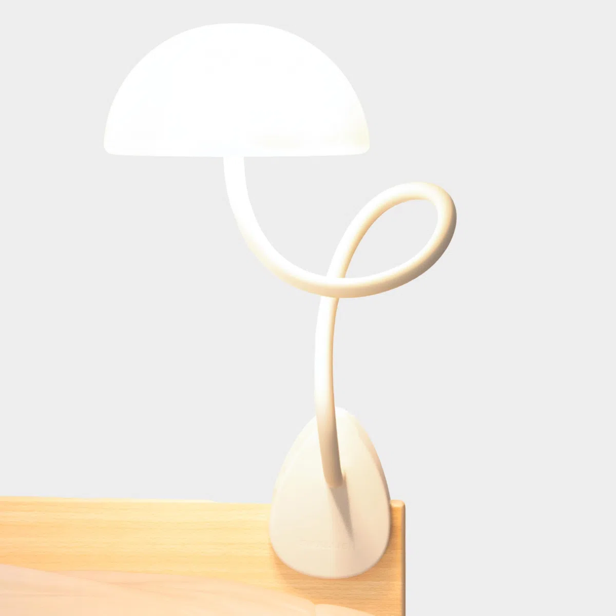Lampe de Chevet À Pince LED Multicolore Changeante avec Adaptateur, Lampe de Lecture Lit, Lumière de Bureau, Tête de Lit (Blanc)