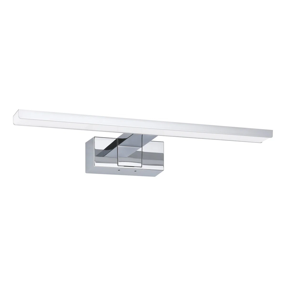 Eglo LED Applique miroir Conettilla, lampe salle de bain, aluminium chromé et plastique blanc, lumière blanc chaud-froid, IP44, L 40 cm