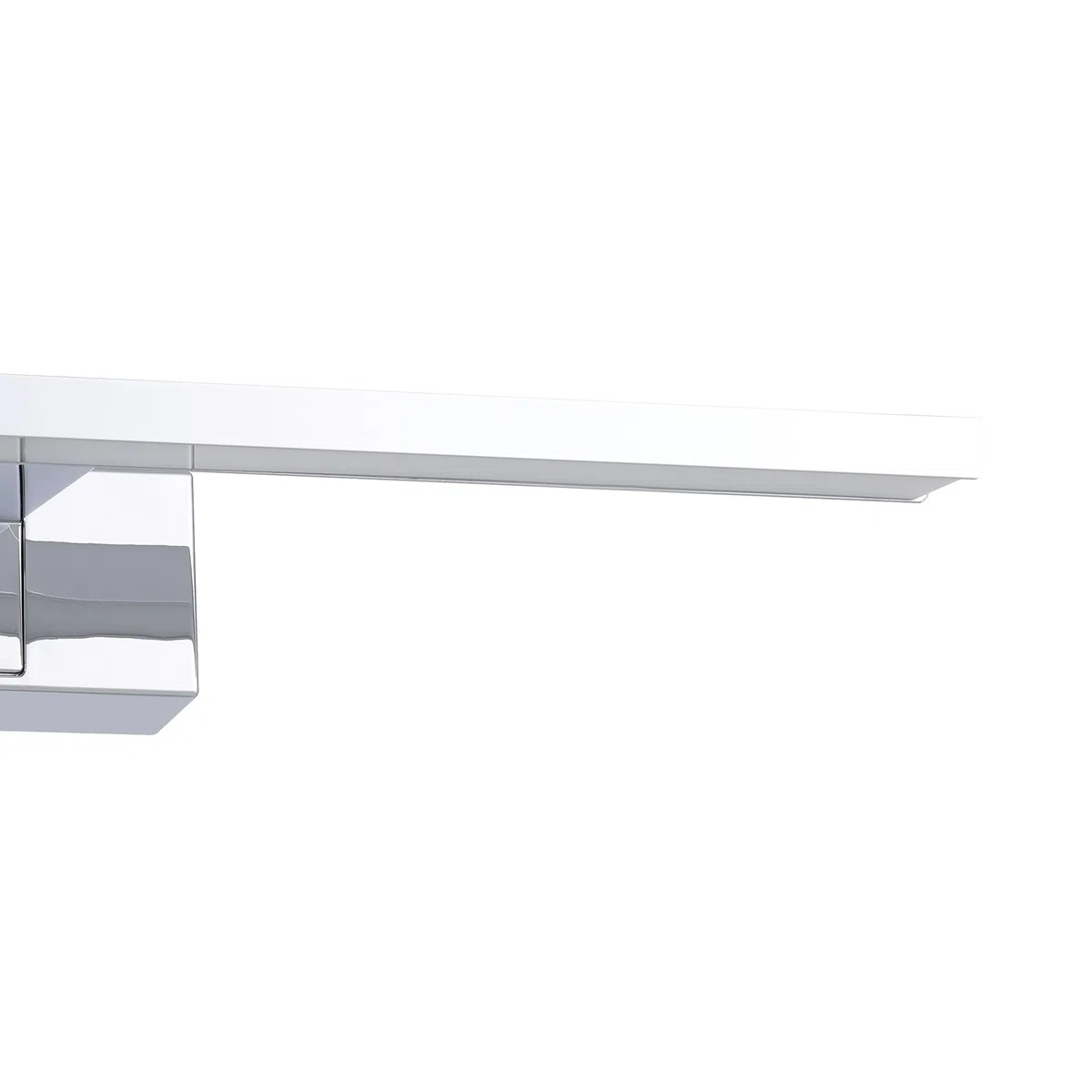 Eglo LED Applique miroir Conettilla, lampe salle de bain, aluminium chromé et plastique blanc, lumière blanc chaud-froid, IP44, L 40 cm