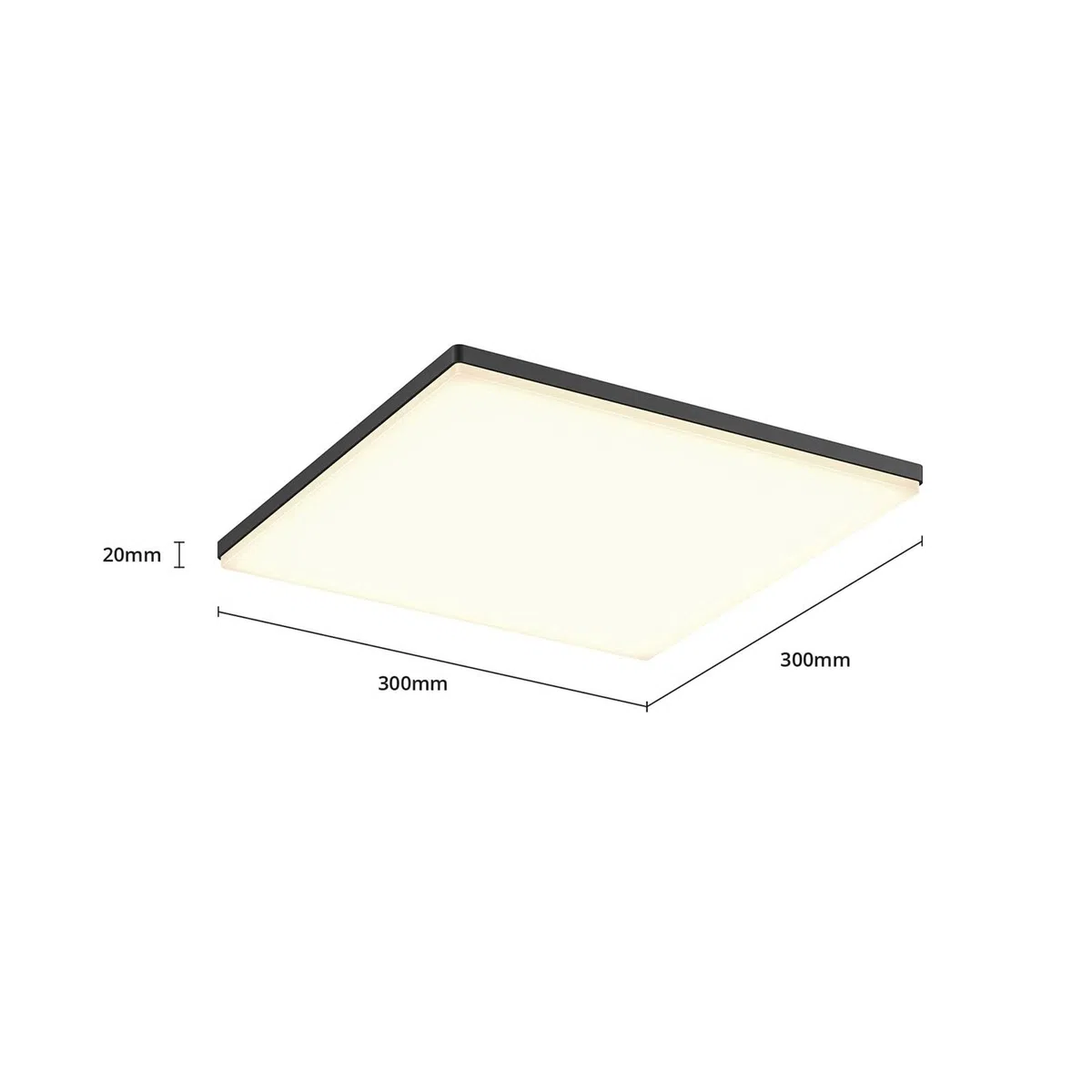 LED Plafonnier extérieur Henni (Moderne) en Gris (1 lampe,à), Luminaire d’extérieur pour le jardin la terrasse balcon & maison plafonnier