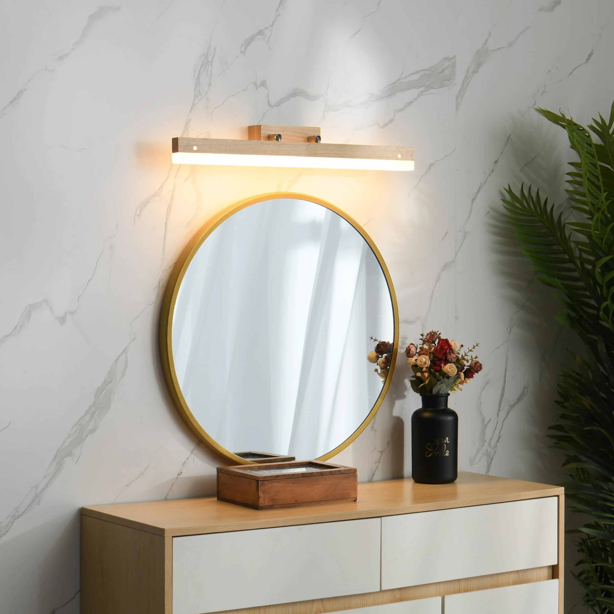 Lampe Miroir Salle de Bain Applique Murale LED