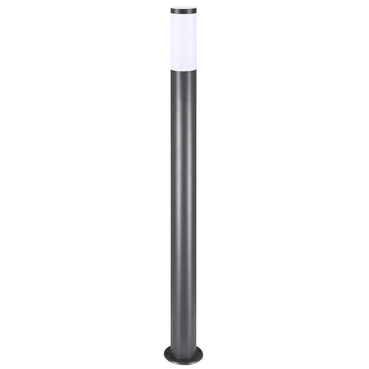 Lampadaire extérieur E27 100 cm Acier inoxydable Anthracite