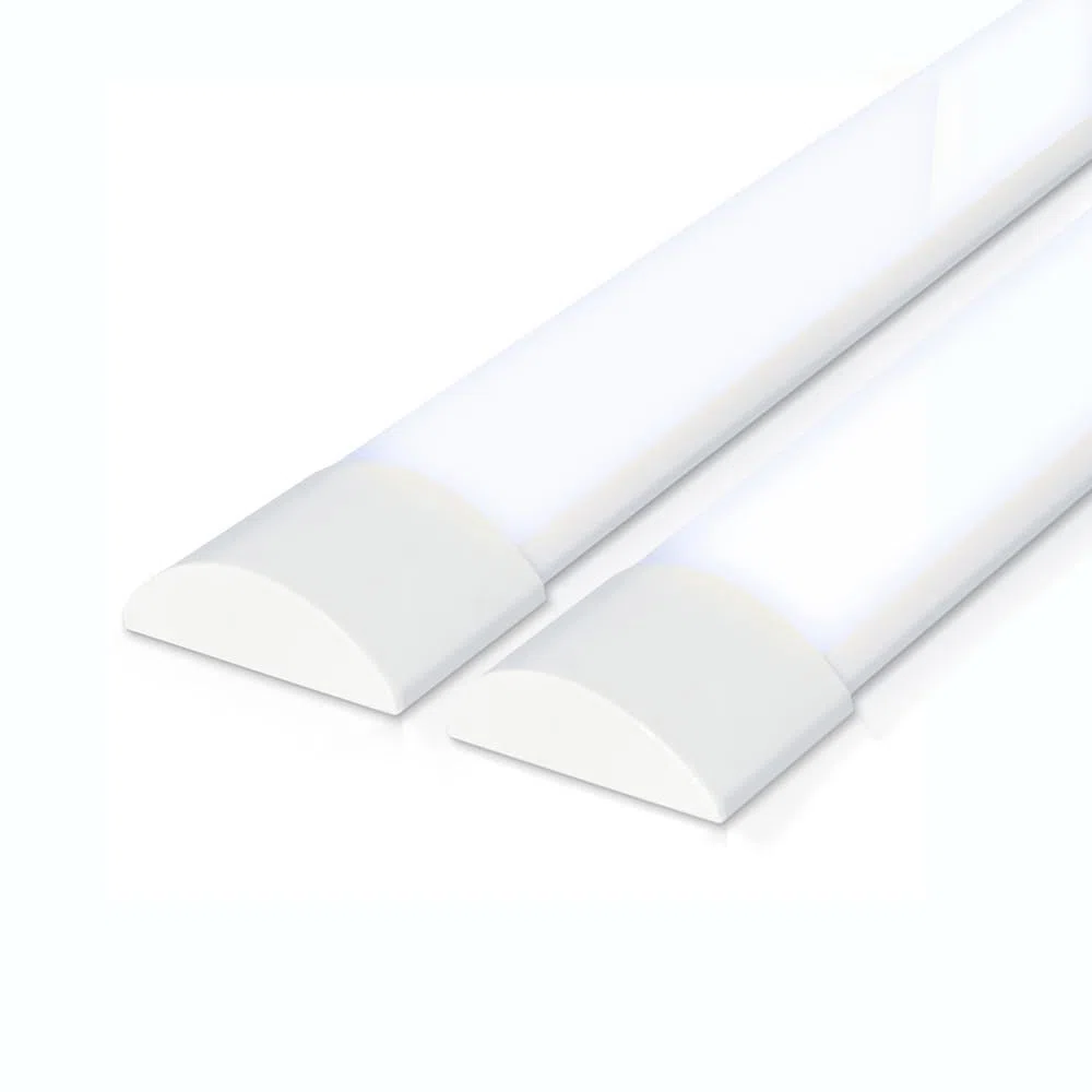 Lot de 2 réglettes LED 120 cm 40W 4800 lumens 6400K blanc froid IP20 Samsung SMD