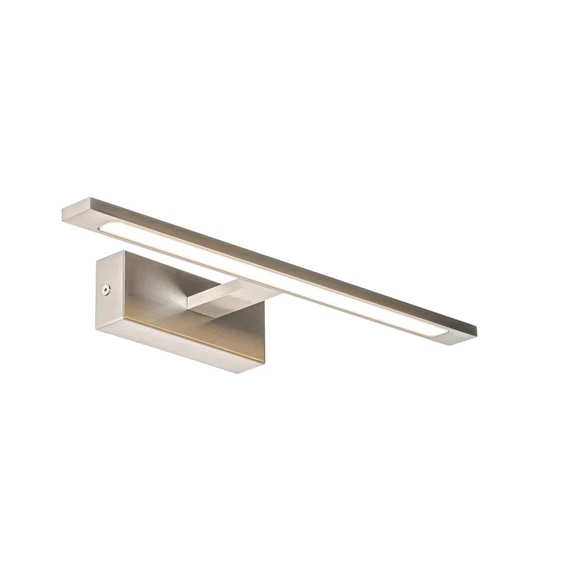 LED Applique murale 1 lumière L 41.5 cm Acier Design éclairage intérieur Salle de bains